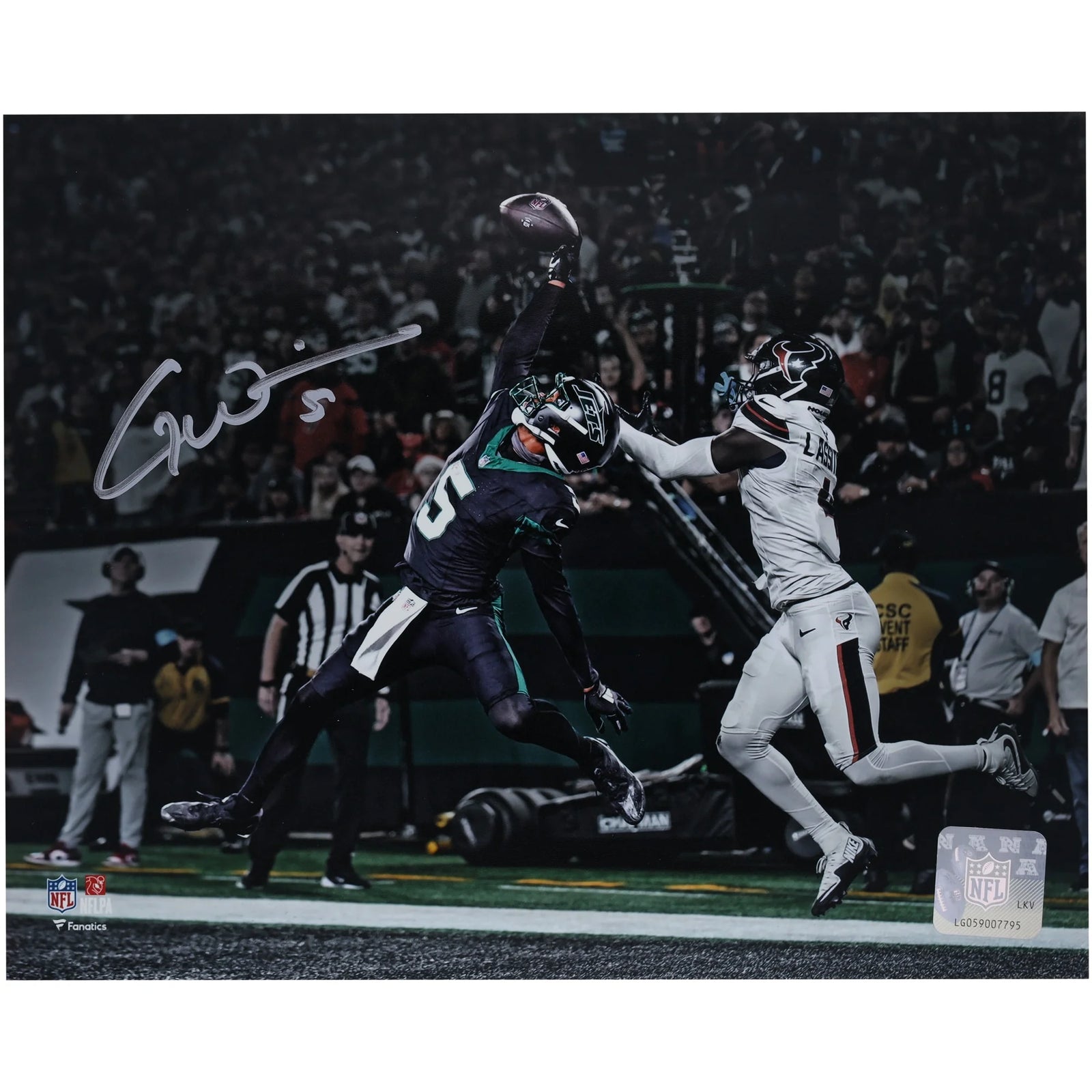 Garrett Wilson Signed 8 x 10 Jets Photo | Touchdown Catch