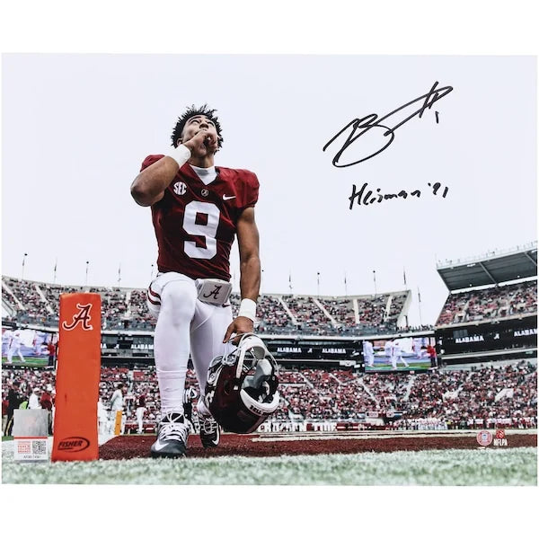 Bryce Young Signed 8 x 10 Photo | Alabama Heisman 2021 Inscription
