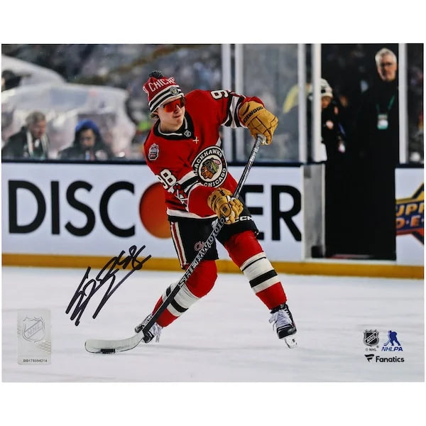 Connor Bedard Signed 8 x 10 Photograph | 2025 Winter Classic