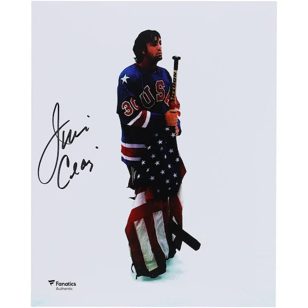 Jim Craig Signed 8 x 10 Photo | 1980 Olympics Miracle on Ice