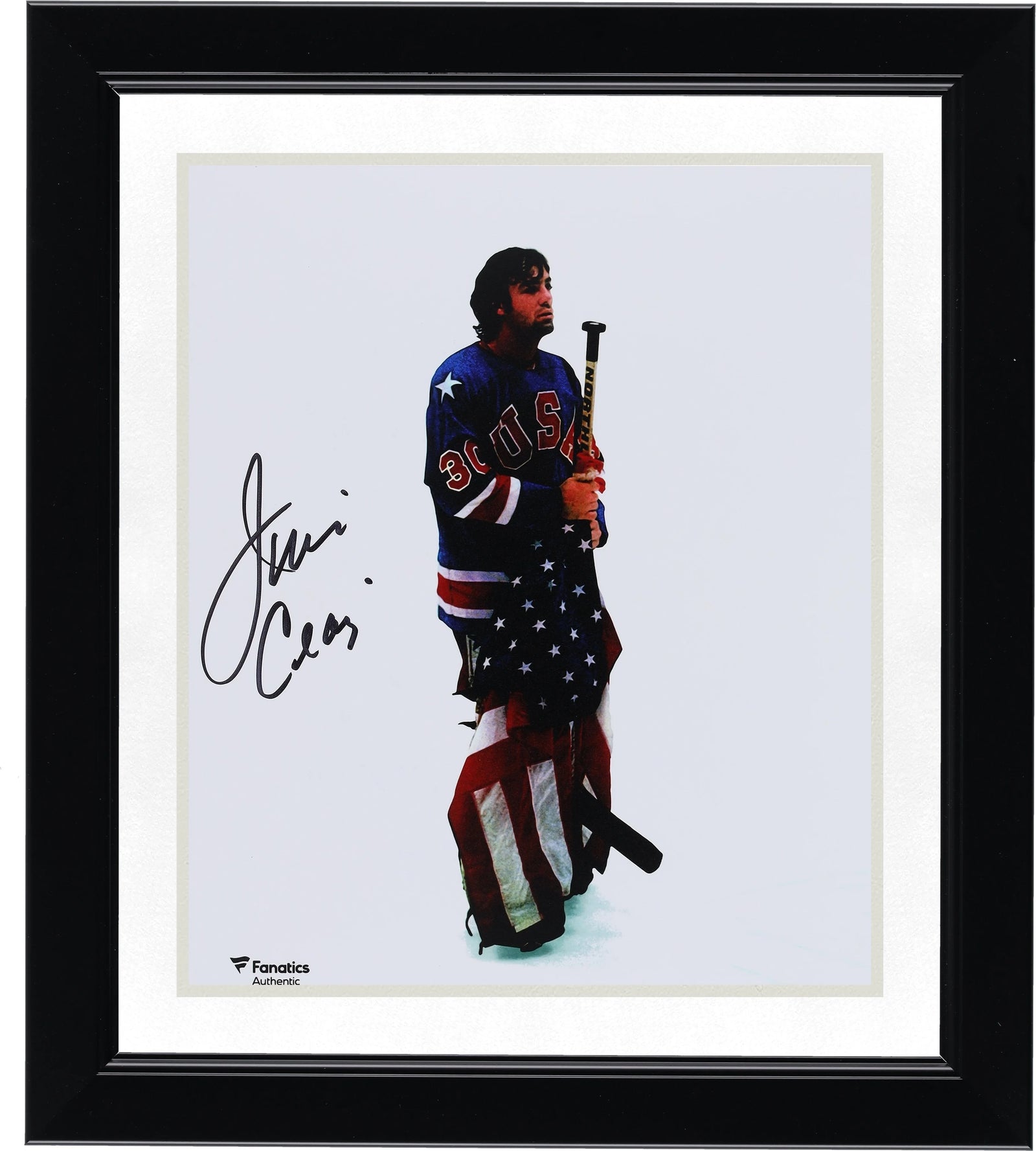 Jim Craig Signed 8 x 10 Photo | 1980 Olympics Miracle on Ice