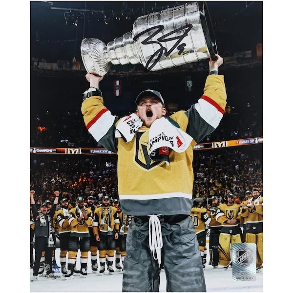Jack Eichel Signed 2023 Stanley Cup Champions 8 x 10 Photograph | Vegas Golden Knights