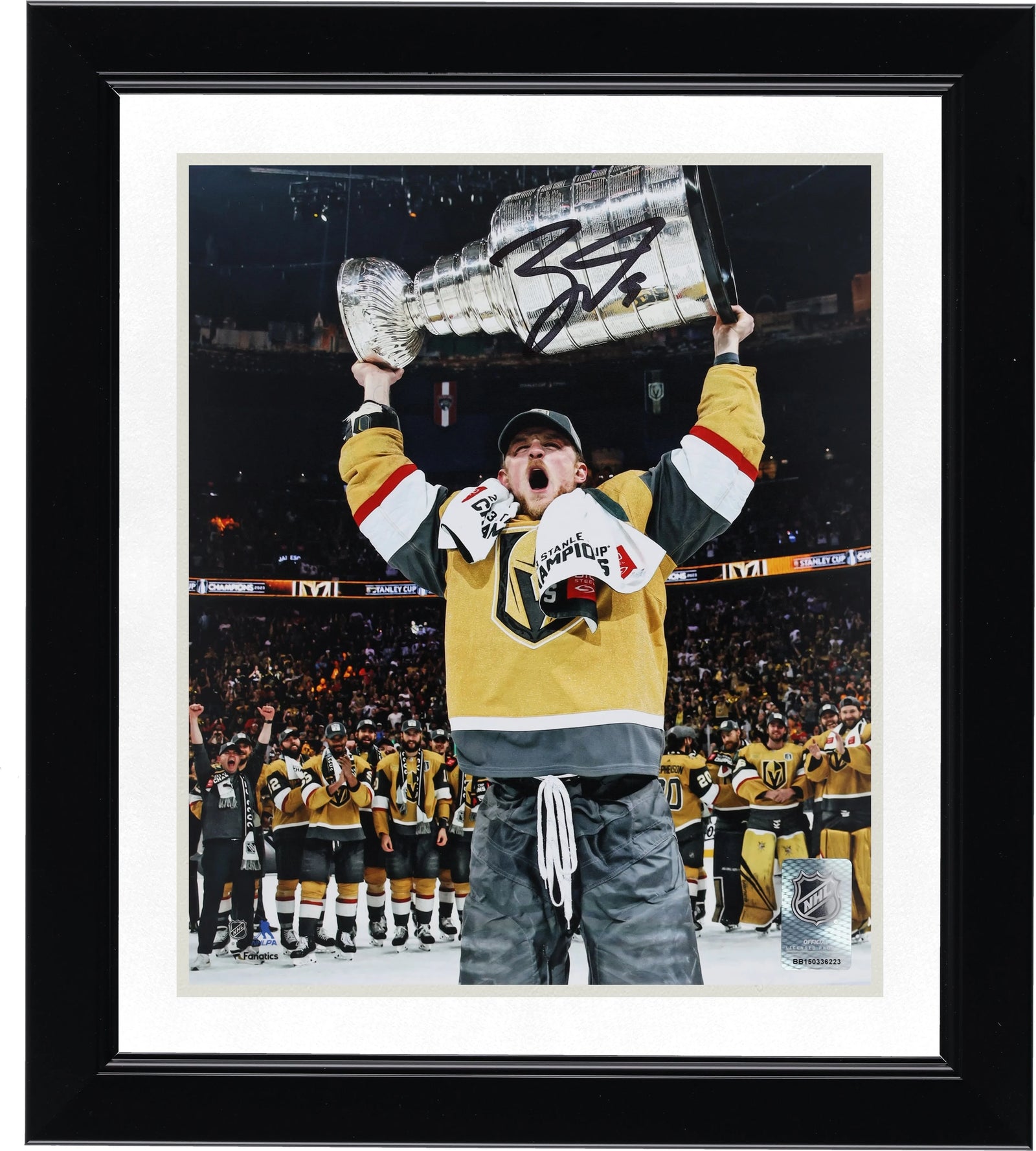 Jack Eichel Signed 2023 Stanley Cup Champions 8 x 10 Photograph | Vegas Golden Knights