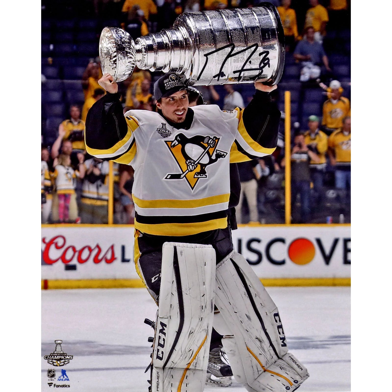Marc-Andre Fleury Signed 8 x 10 Photograph | 2017 Stanley Cup Champions