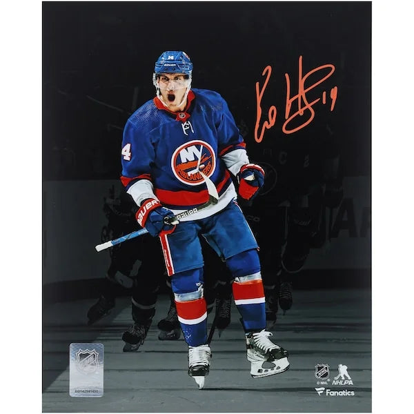 Bo Horvat Signed 8 x 10 Photograph | New York Islanders