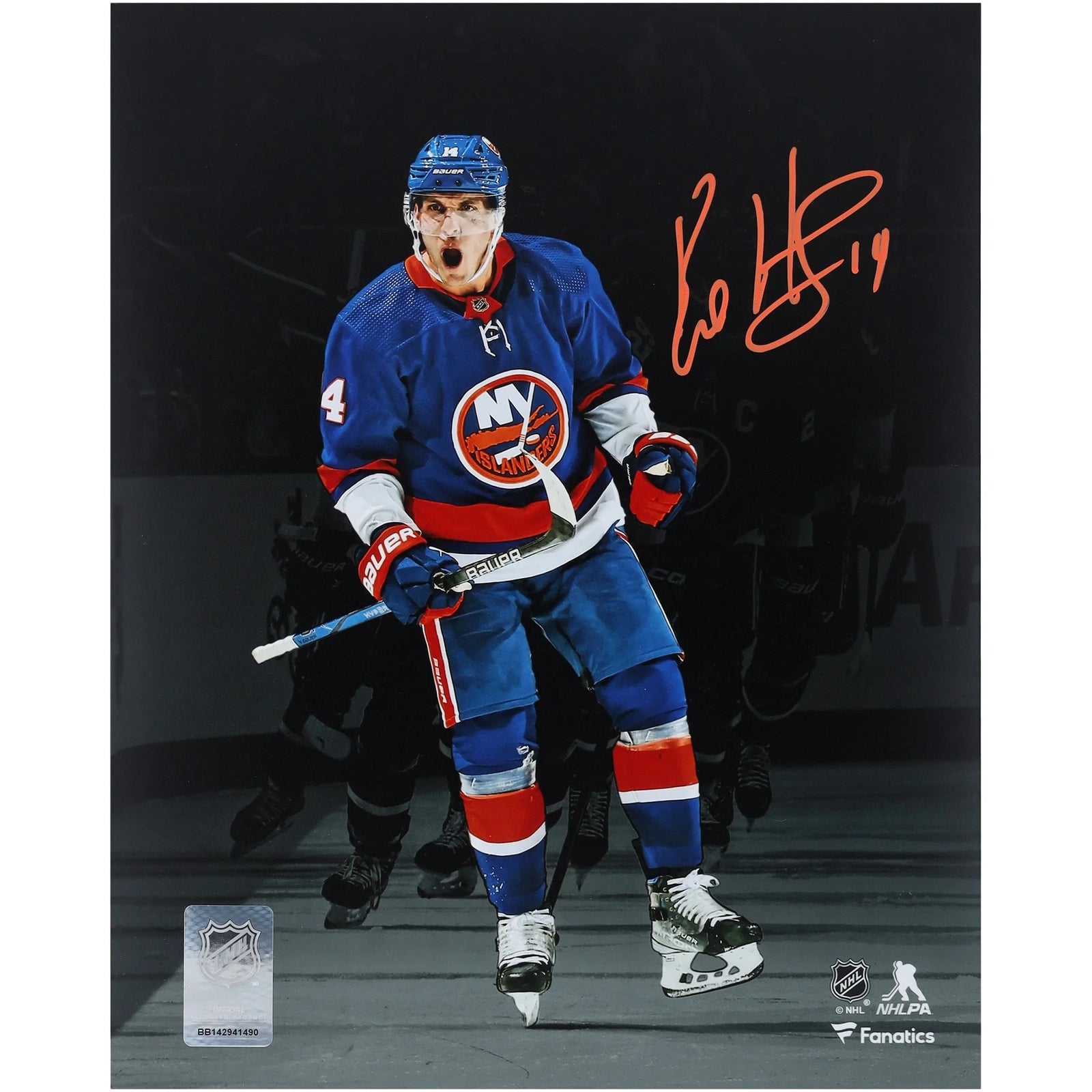 Bo Horvat Signed 8 x 10 Photograph | New York Islanders