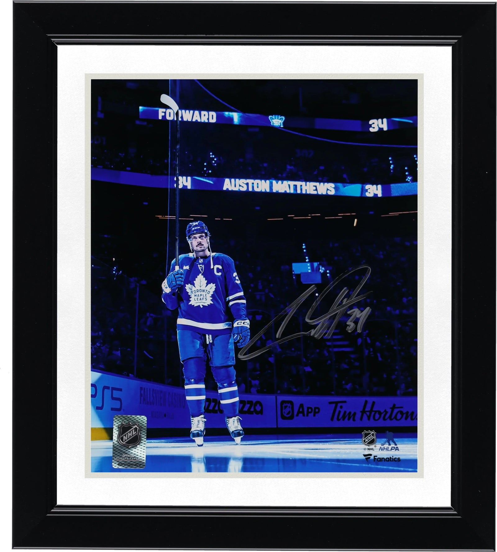 Auston Matthews Signed 8 x 10 Photograph | Toronto Maple Leafs