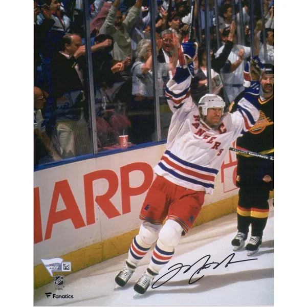Mark Messier Signed 8 x 10 Photograph | Stanley Cup Goal Celebration