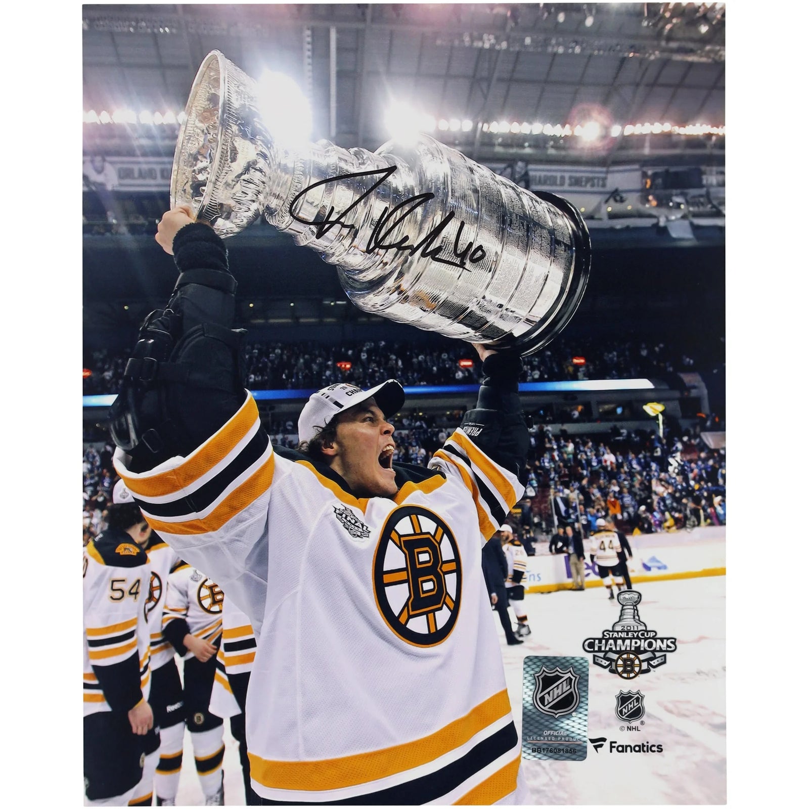 Tuukka Rask Signed 8 x 10 Photo | 2011 Stanley Cup Champions