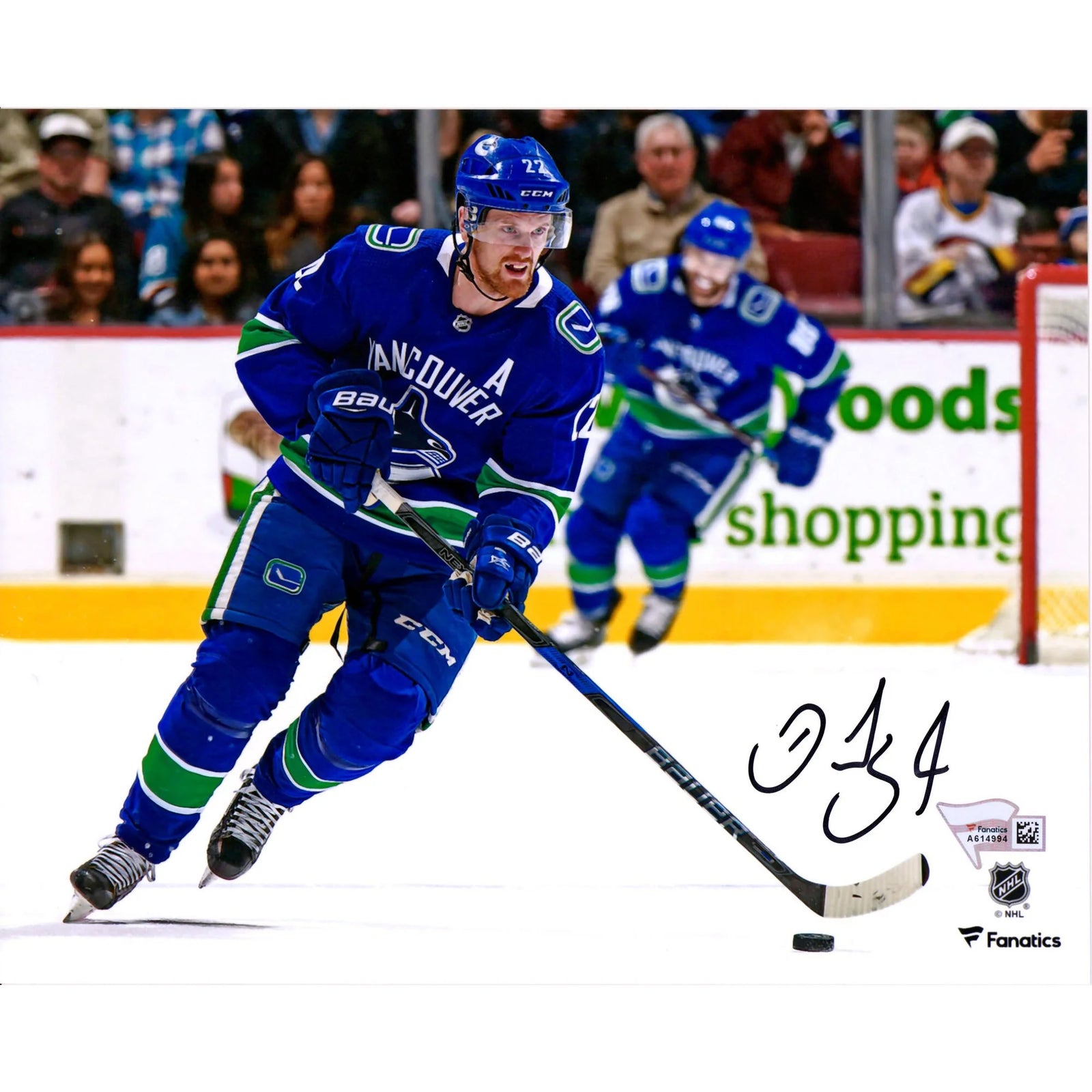 Daniel Sedin Signed 8 x 10 Photo | Vancouver Canucks
