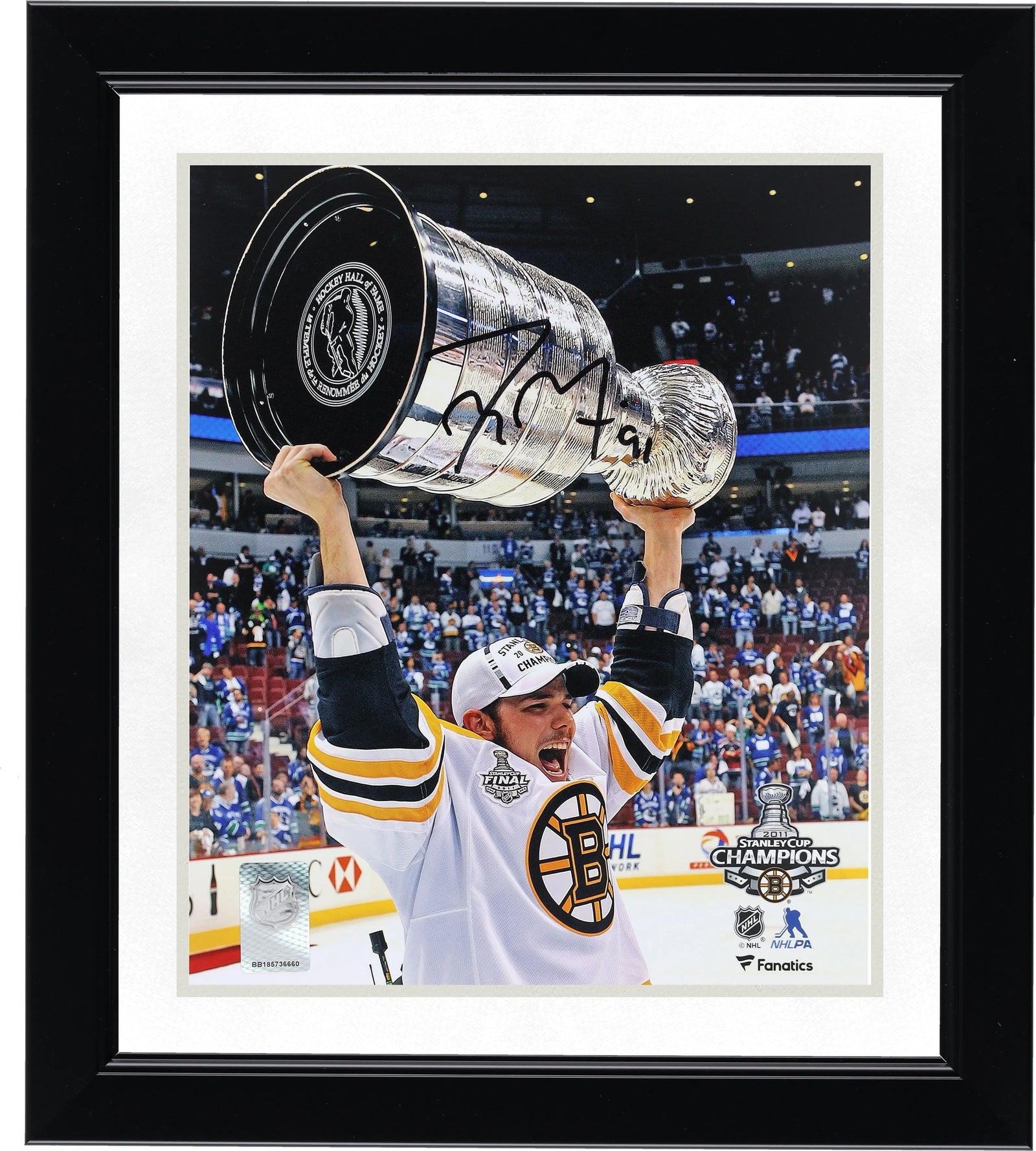 Tyler Seguin Signed 8 x 10 Photograph | 2011 Stanley Cup Champions