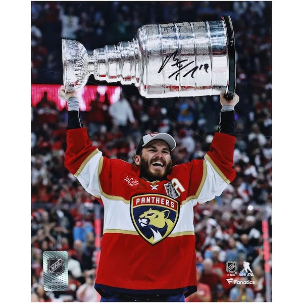 Matthew Tkachuk Signed 2024 Stanley Cup Champions 8 x 10 Photo | Panthers