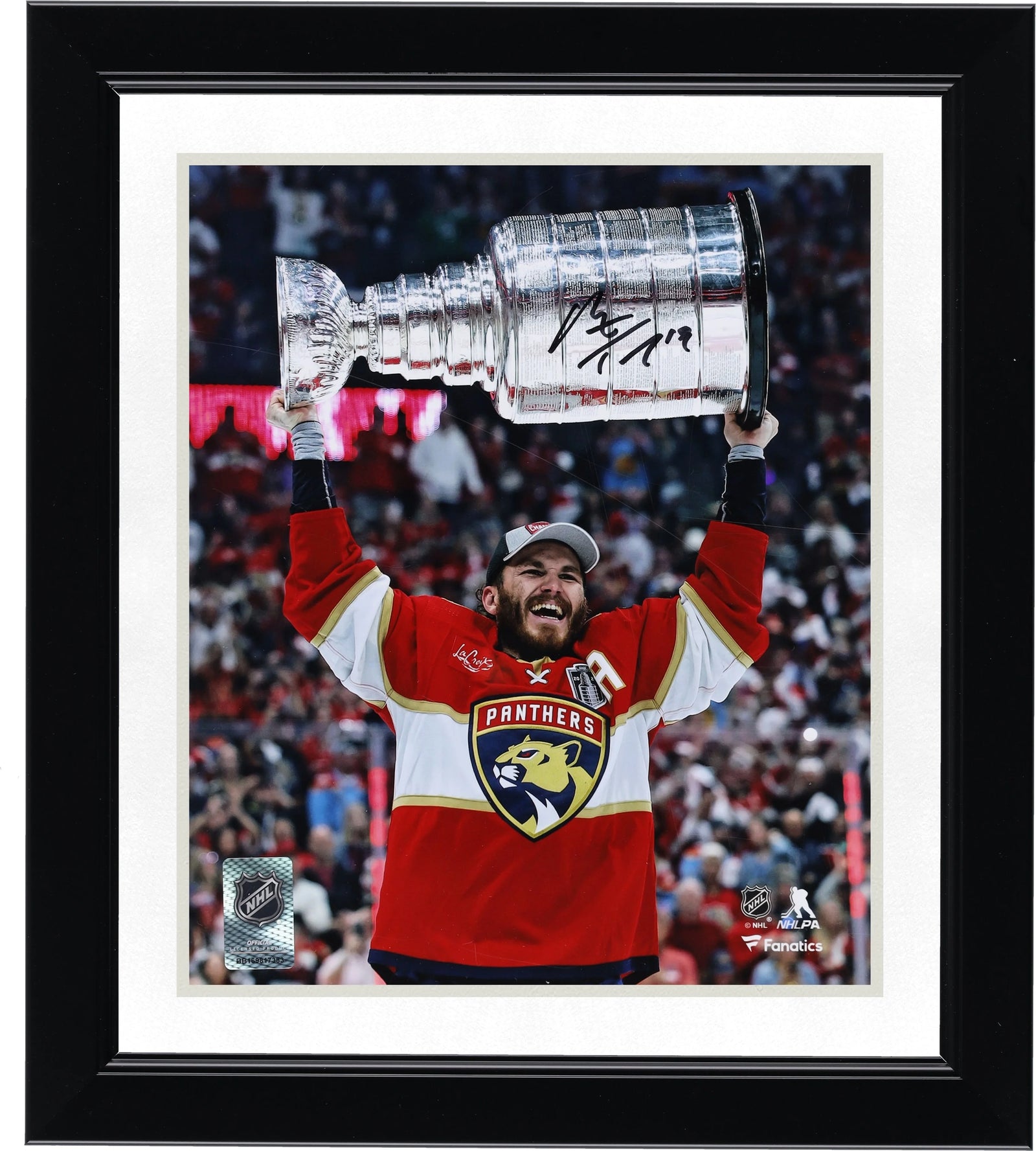 Matthew Tkachuk Signed 2024 Stanley Cup Champions 8 x 10 Photo | Panthers