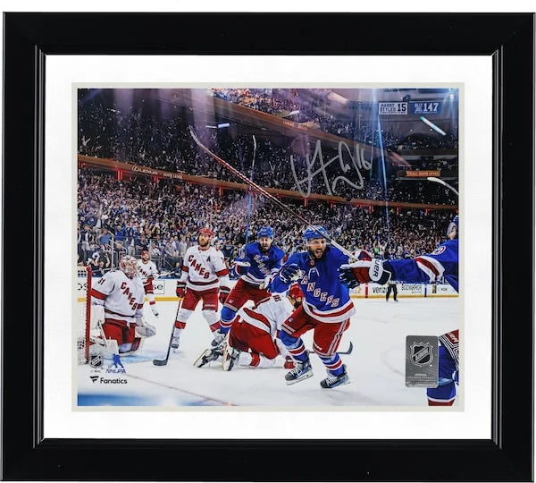 Vincent Trocheck Signed 8 x 10 Photograph | 2024 Stanley Cup Playoffs OT Goal