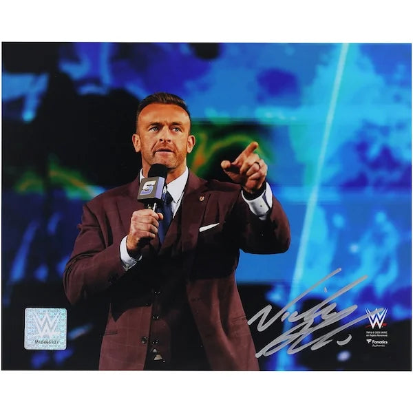Nick Aldis Signed WWE 8 x 10 Photograph | Entrance Ramp