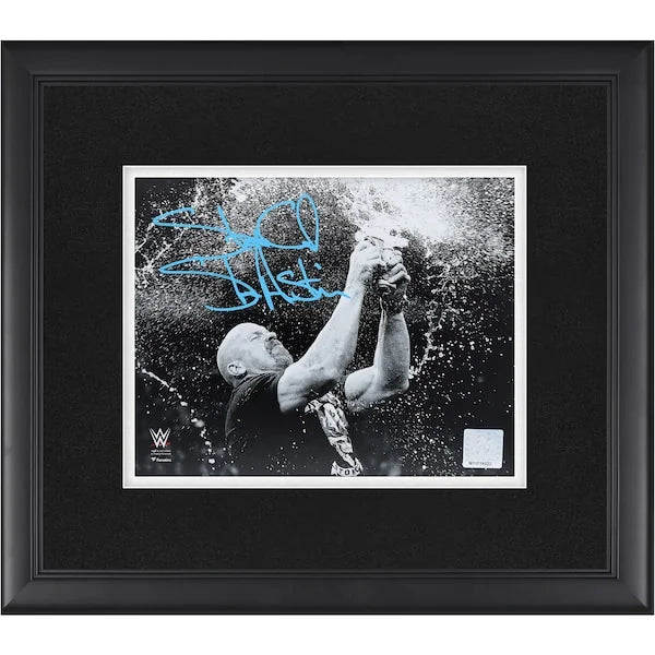 Stone Cold Steve Austin Signed 8 x 10 Beer Splash Photograph | Framed