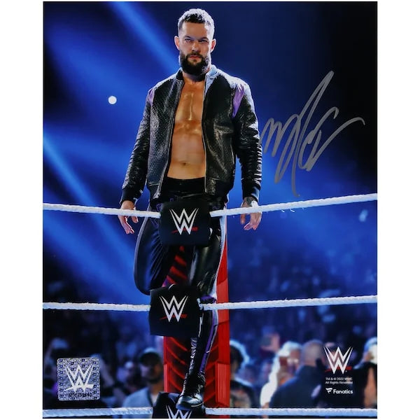 Finn Balor Signed 8 x 10 WWE Photograph | Turnbuckle Pose