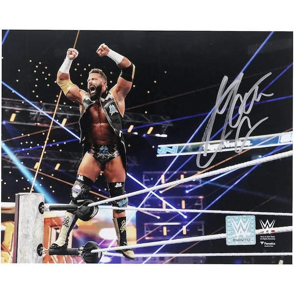 Matt Cardona Signed WWE 8 x 10 Photo | On The Ropes Entrance