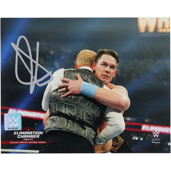 John Cena Signed 8 x 10 Photograph | Elimination Chamber with Cody Rhodes
