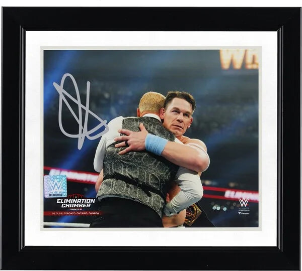 John Cena Signed 8 x 10 Photograph | Elimination Chamber with Cody Rhodes