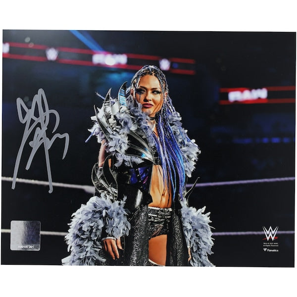 Giulia WWE Autographed Fanatics Authentic 8" x 10" RAW In-Ring Entrance Photograph