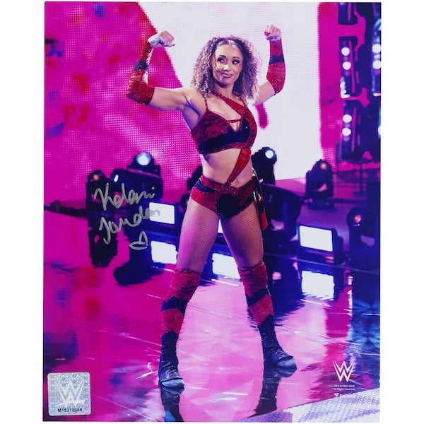 Kelani Jordan Signed 8 x 10 WWE Entrance Photograph | Authenticated