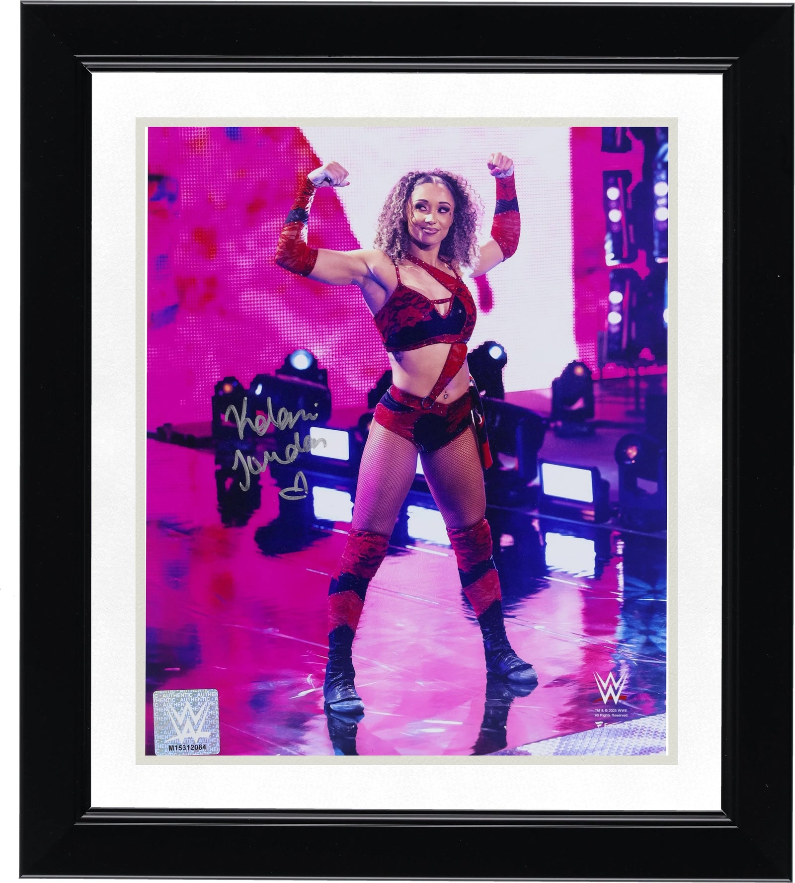 Kelani Jordan Signed 8 x 10 WWE Entrance Photograph | Authenticated