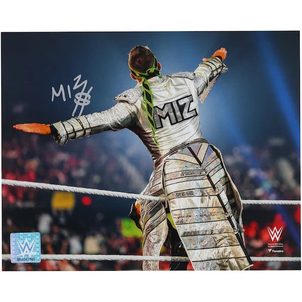 The Miz Signed WWE 8 x 10 Photograph | Rope Pose