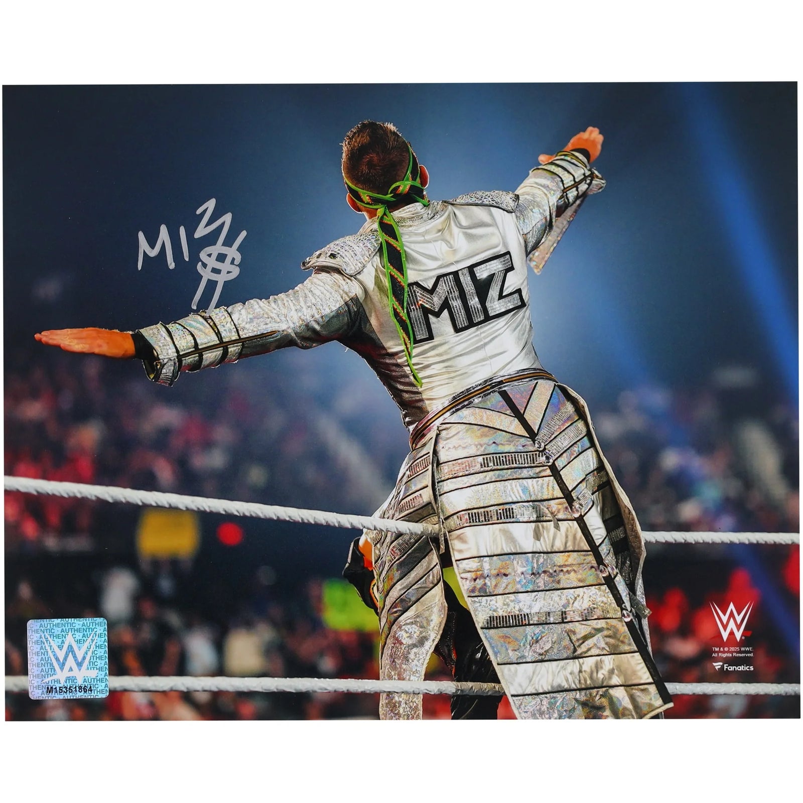 The Miz Signed WWE 8 x 10 Photograph | Rope Pose