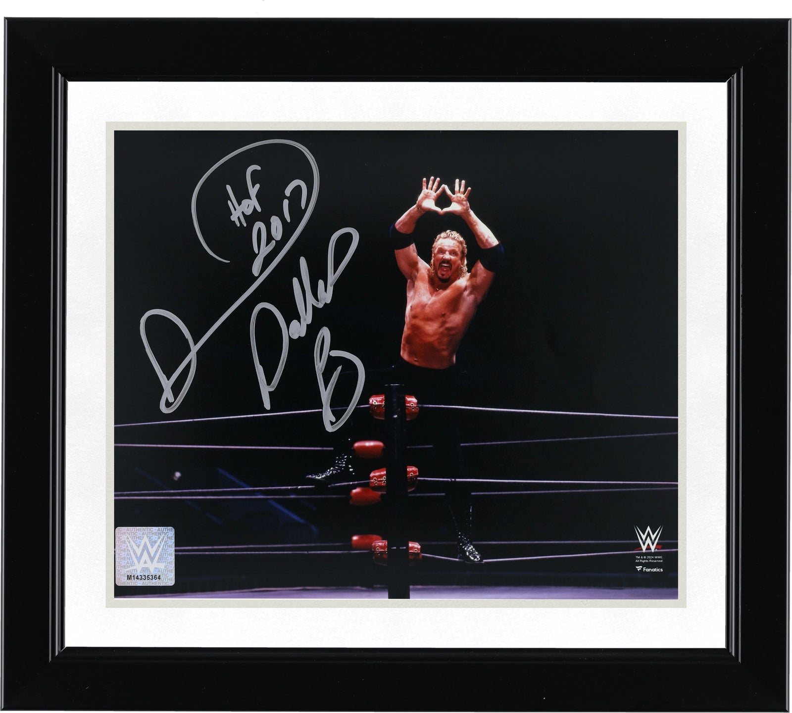 Diamond Dallas Page Signed 8 x 10 Diamond Cutter Photo | HOF 2017 Inscription