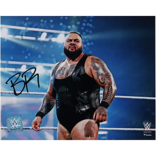 Bronson Reed WWE Autographed Fanatics Authentic 8" x 10" Standing In-Ring Photograph