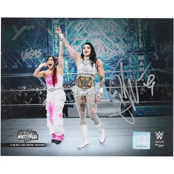 Rhea Ripley Signed 8 x 10 WrestleMania 42 Photo | Authenticated
