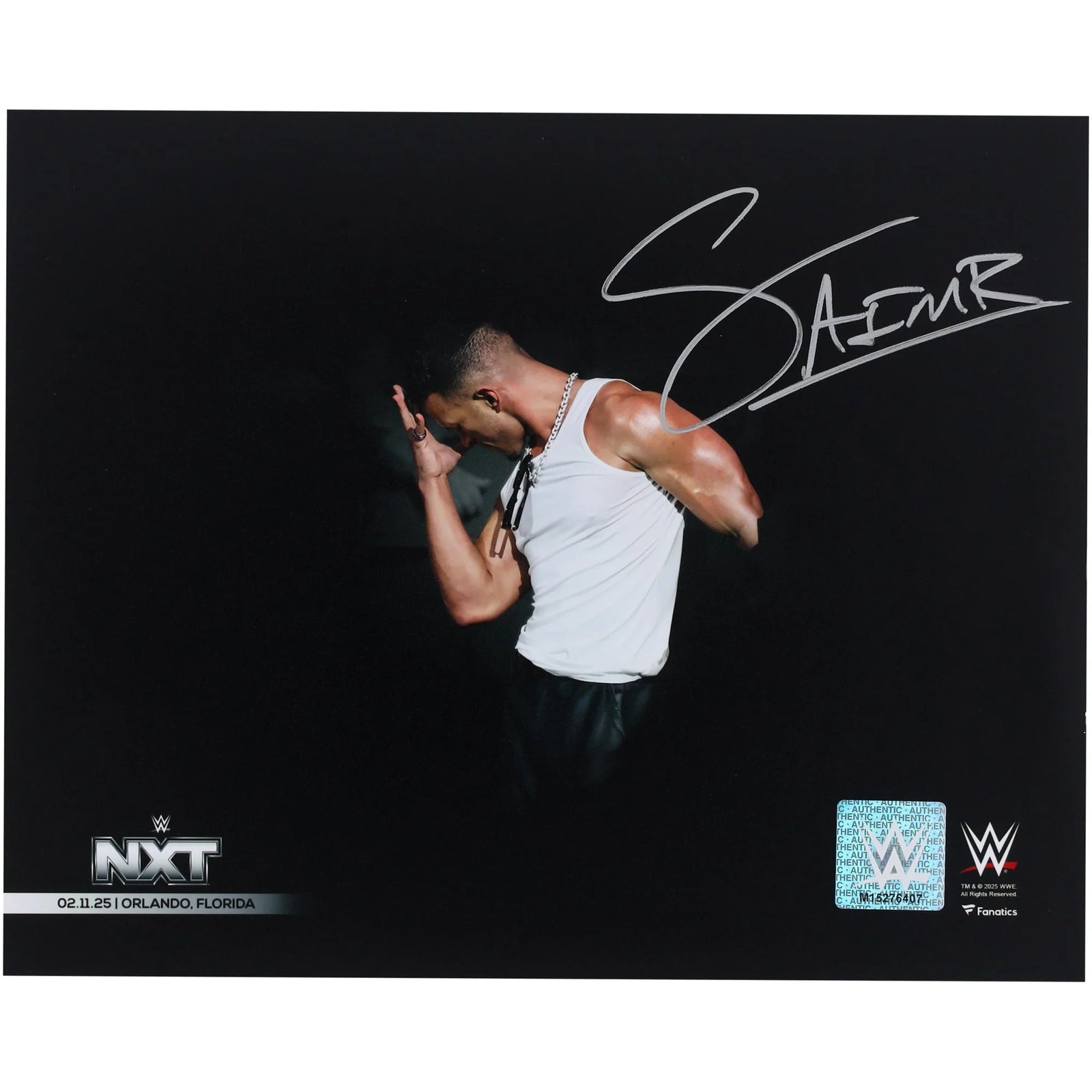 Ricky Saints Signed 8 x 10 NXT Debut Photograph | Authenticated