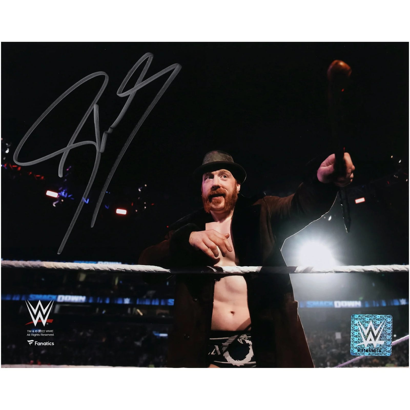 Sheamus Signed 8 x 10 Photograph | Leaning On Ropes
