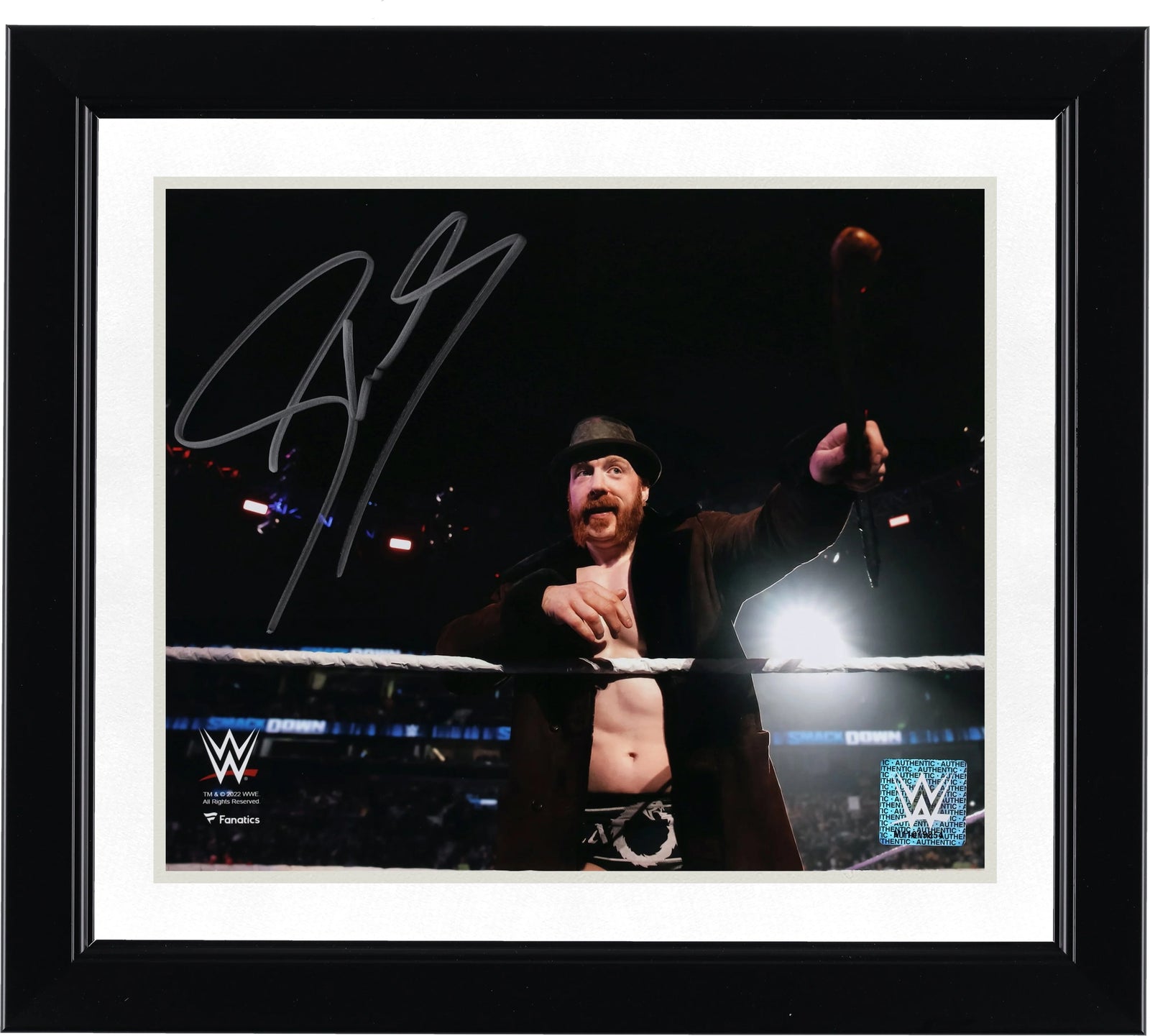 Sheamus Signed 8 x 10 Photograph | Leaning On Ropes