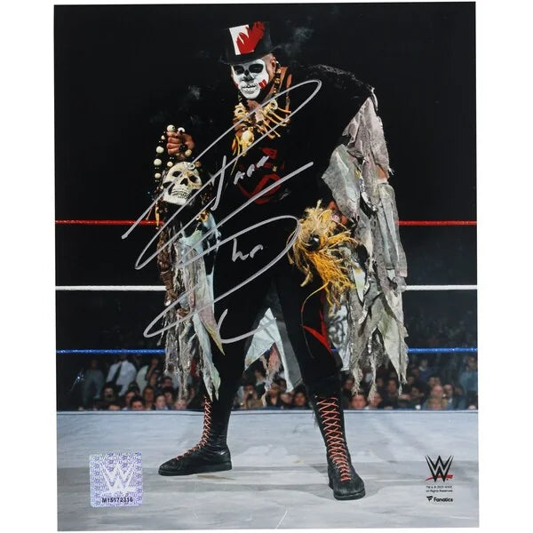Papa Shango Signed 8 x 10 In-Ring Pose Photograph | Authenticated