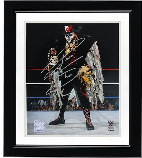 Papa Shango Signed 8 x 10 In-Ring Pose Photograph | Authenticated