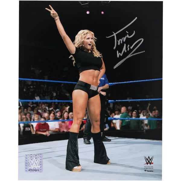Torrie Wilson Signed WWE 8 x 10 In-Ring Pose Photograph | Authenticated