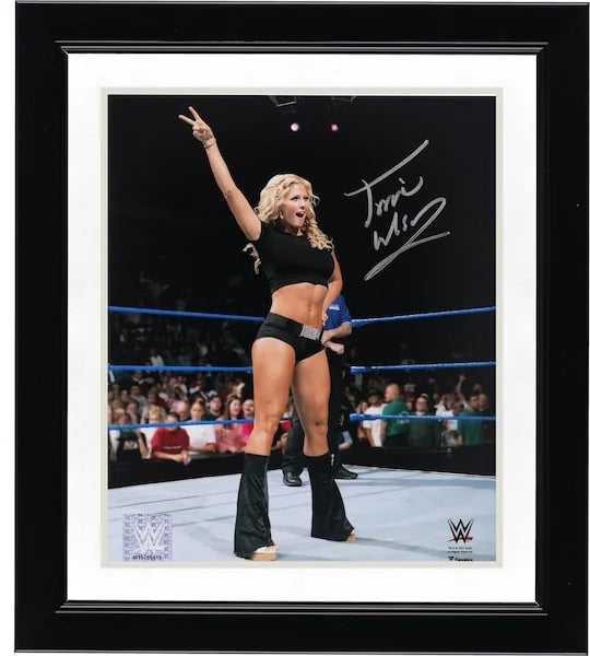 Torrie Wilson Signed WWE 8 x 10 In-Ring Pose Photograph | Authenticated