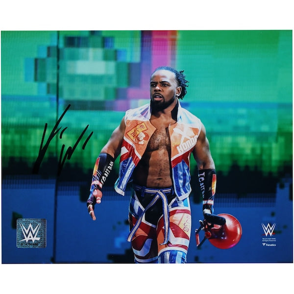 Xavier Woods WWE Autographed Fanatics Authentic 8" x 10" Entrance Photograph