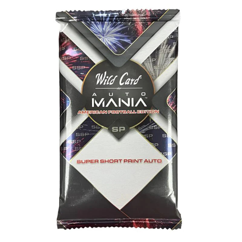 2024 Wild Card Auto Mania Football 1 of 1 Trading Cards