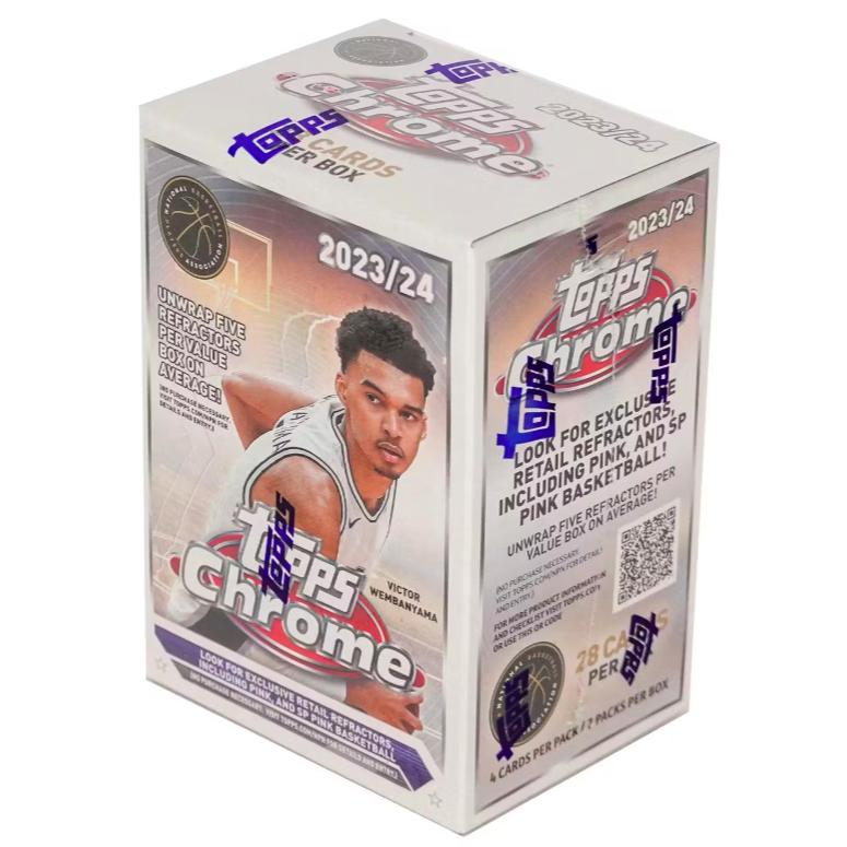 2023-24 Topps Chrome Basketball Blaster Trading Cards