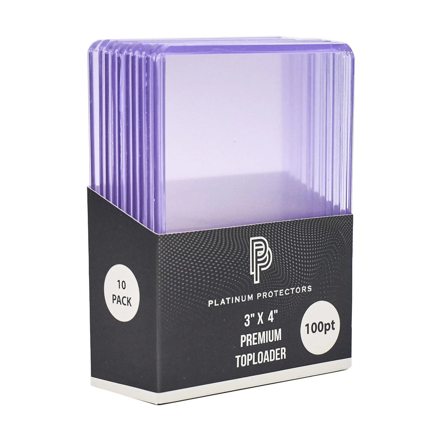100pt Toploaders — For Jersey, Patch & Memorabilia Cards (10 - Pack) - The Ballers Bank