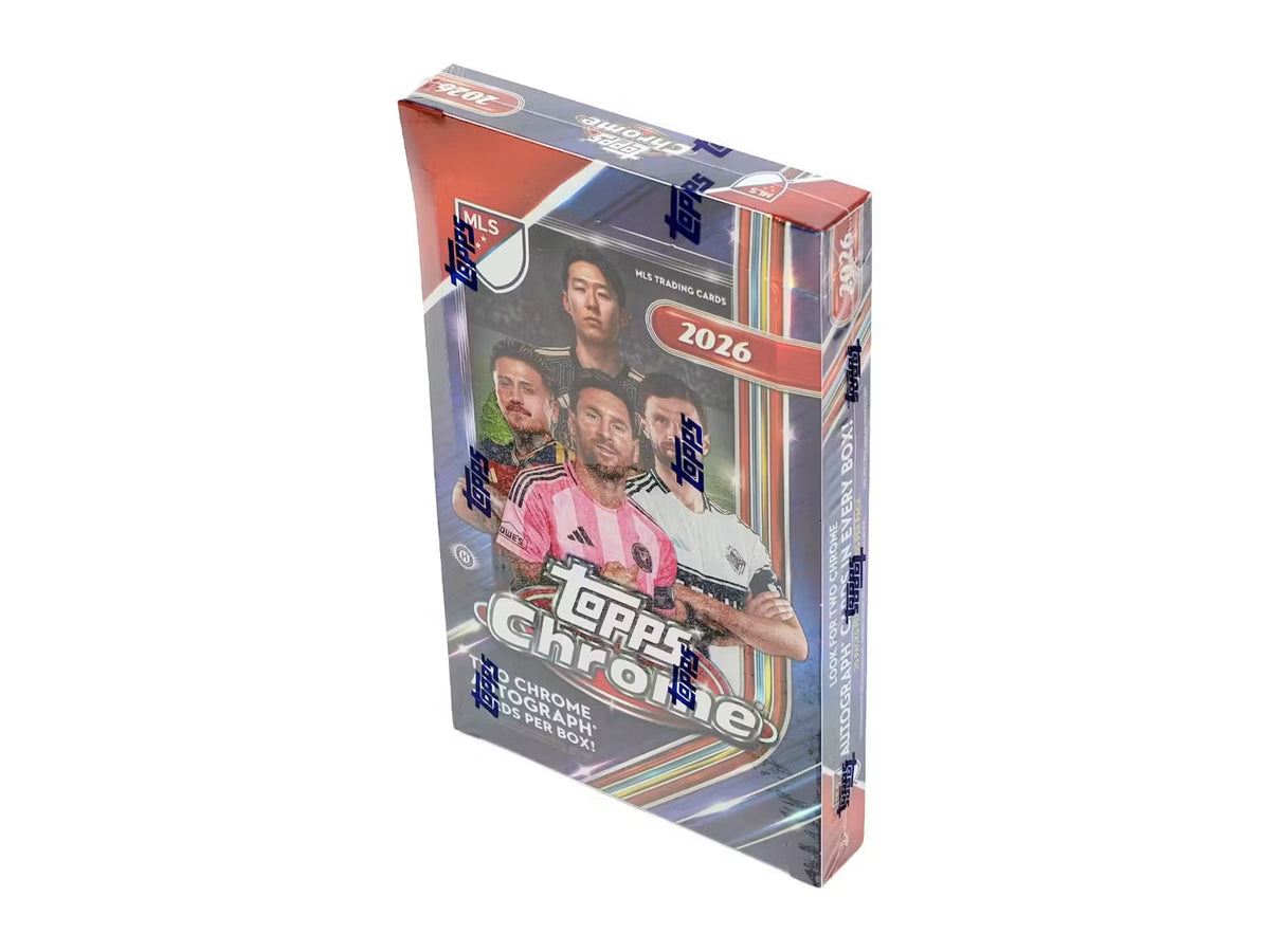 2026 Topps Chrome MLS Major League Soccer Hobby Trading Cards LV