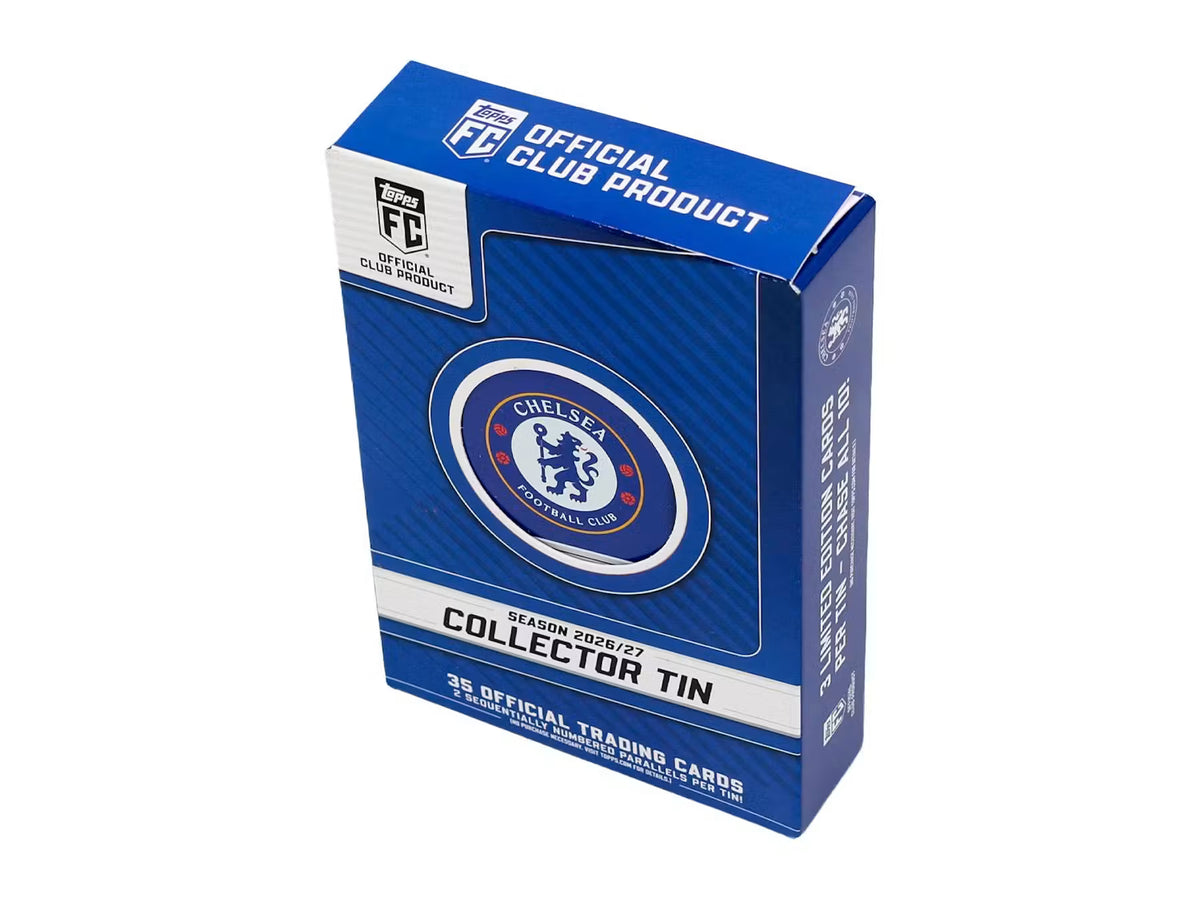 2026-27 Topps Chelsea FC Soccer Collector Tin Trading Cards LV