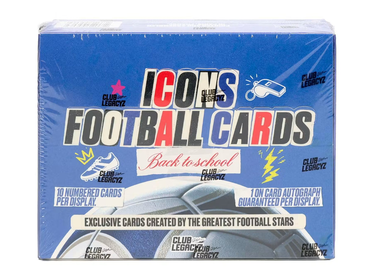 2026 Club Legacyz Icons Soccer Back to School Fifth Edition Hobby Trading Cards LV