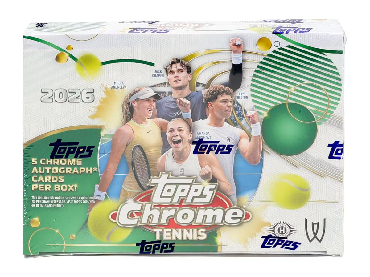 2026 Topps Chrome Tennis Delight Trading Cards LV