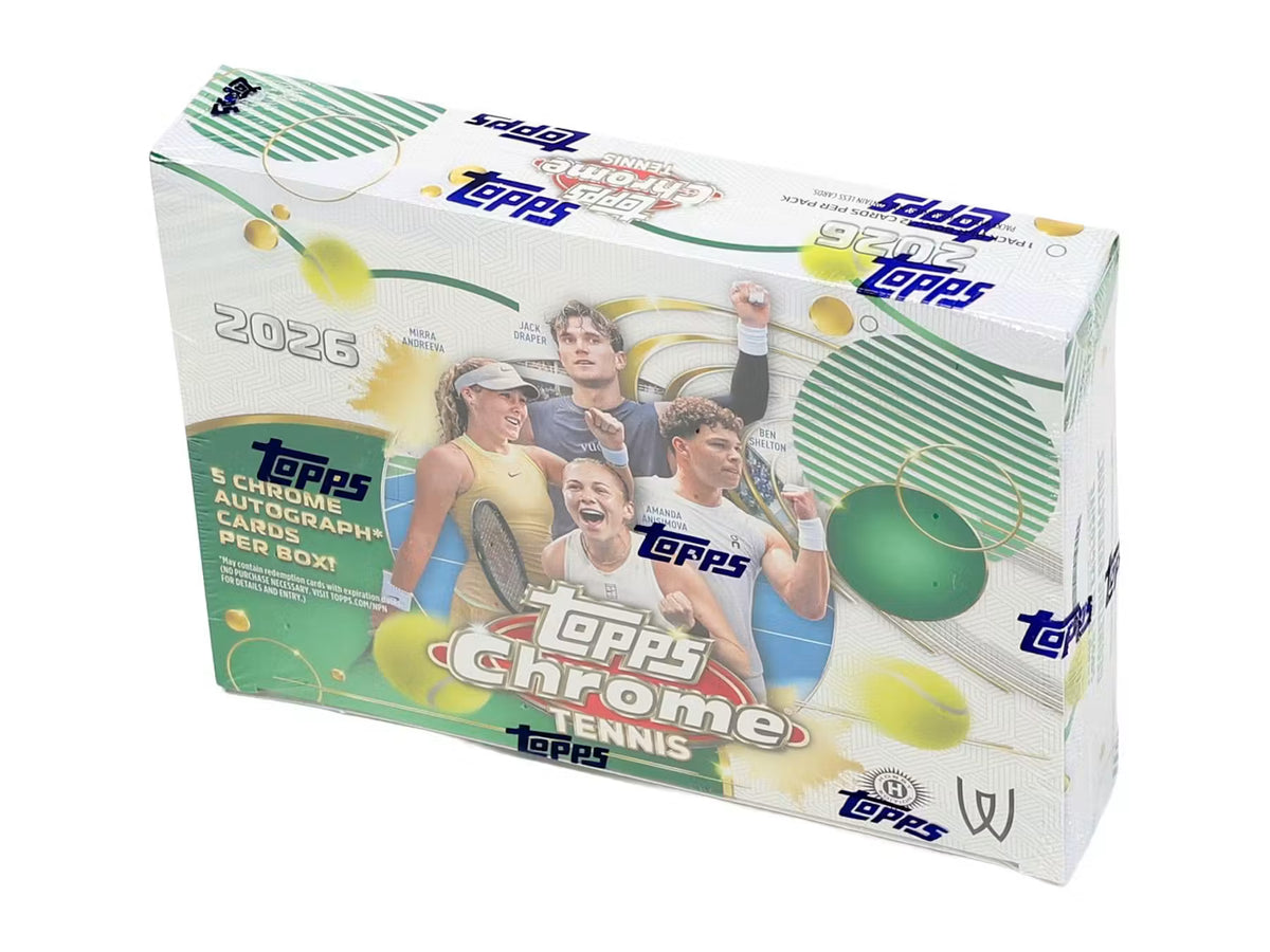 2026 Topps Chrome Tennis Delight Trading Cards LV