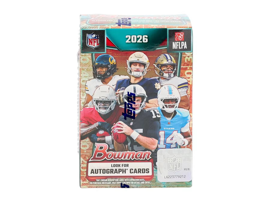 2026 Topps Bowman Football Blaster Trading Cards