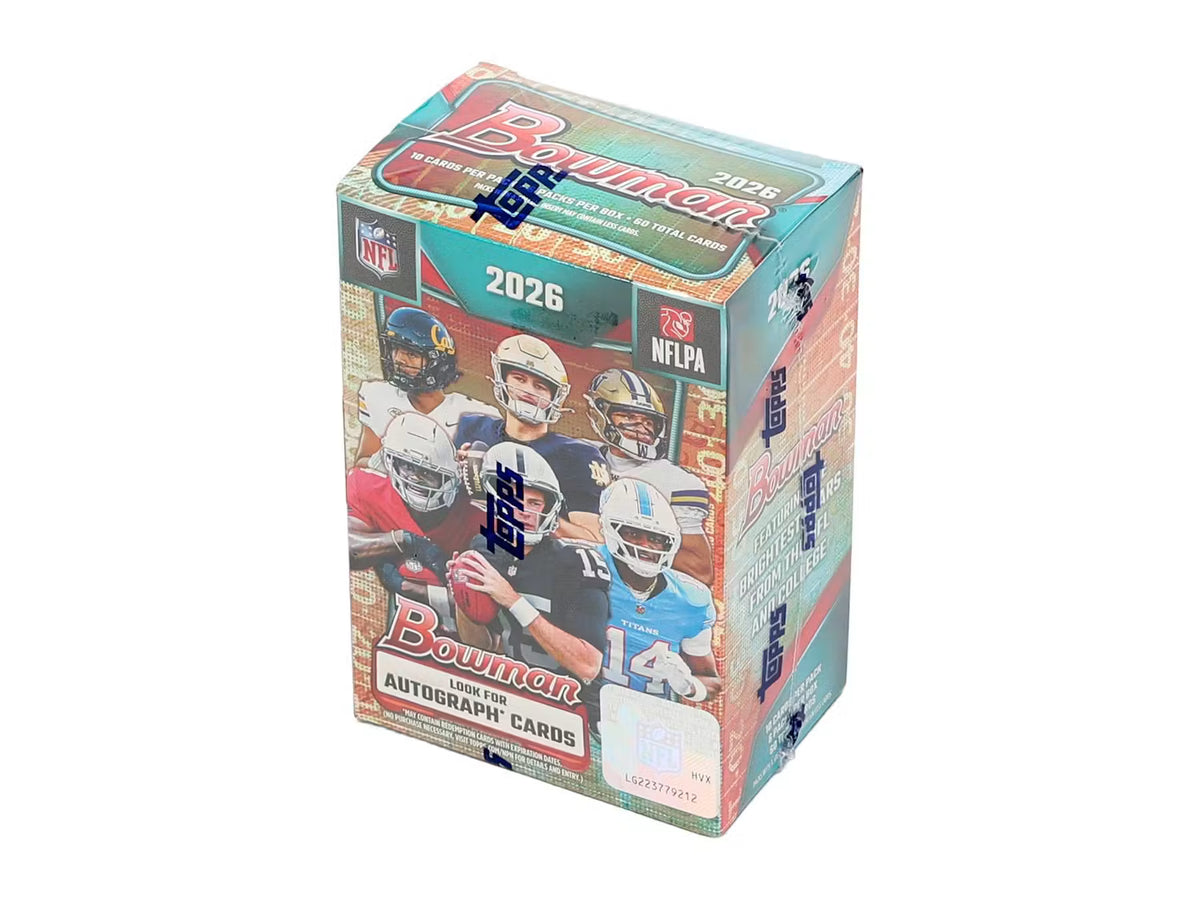 2026 Topps Bowman Football Blaster Trading Cards LV